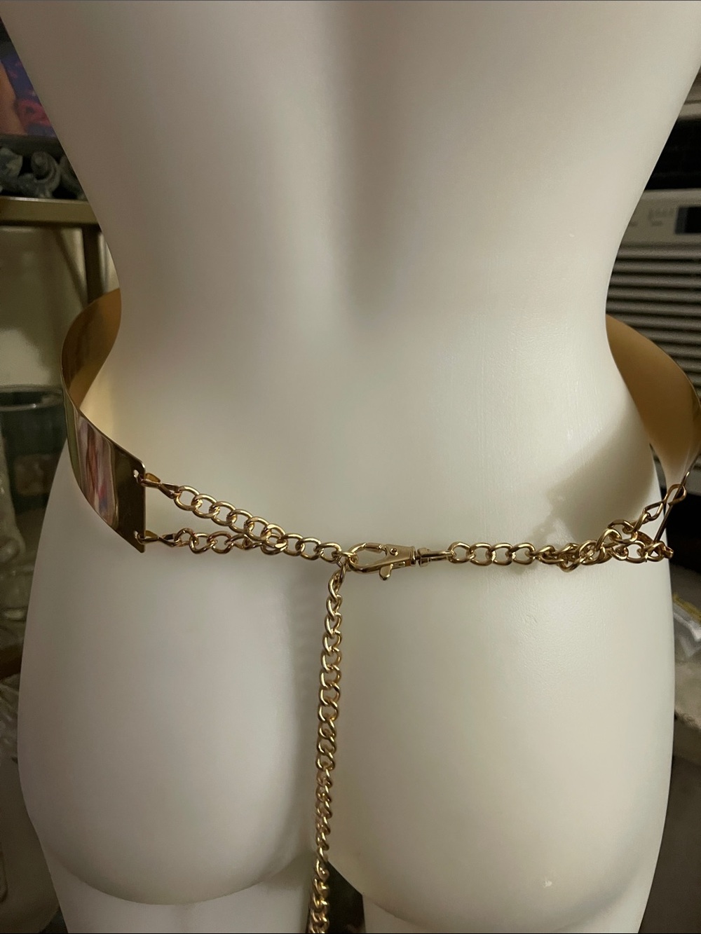 Gold adjustable belt for cosplay - Picture 9 of 11